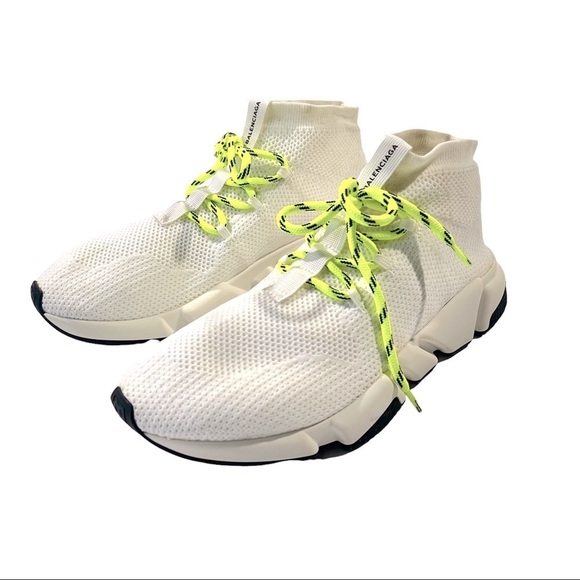 BALENCIAGA Lace-up Knit Sock Speed Trainers - Picture 4 of 12